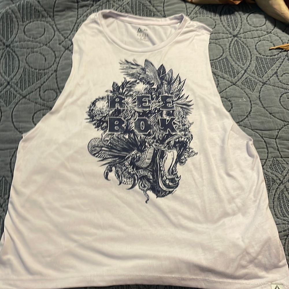 Reebok light lavender tank top xs